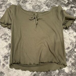 Army green top
